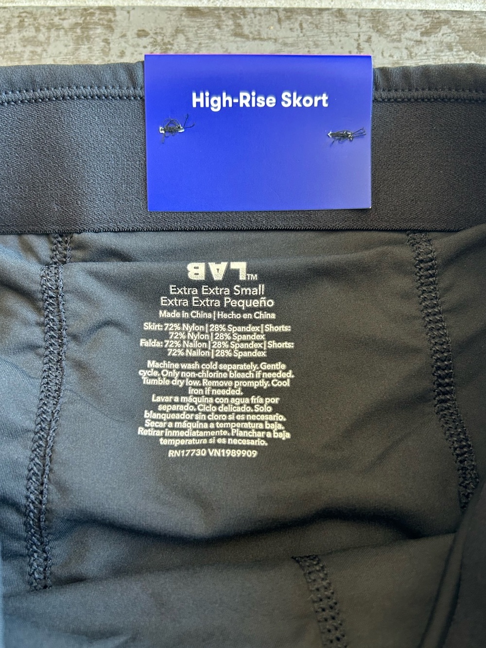 JoyLab Black High Rise Tennis Pickleball Skort XXS NWT Athletic - Picture 5 of 12